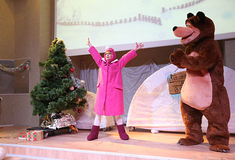 Christmas tree parties for children with organ transplants in Minsk