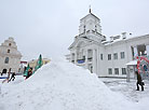 Snowfall in Minsk

