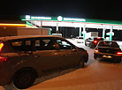A queue to buy Arctic diesel fuel in Vitebsk