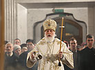 The Divine Liturgy in the Holy Spirit Cathedral, the main Orthodox Church of Minsk, was led by Metropolitan Pavel of Minsk and Zaslavl, Patriarchal Exarch of All Belarus