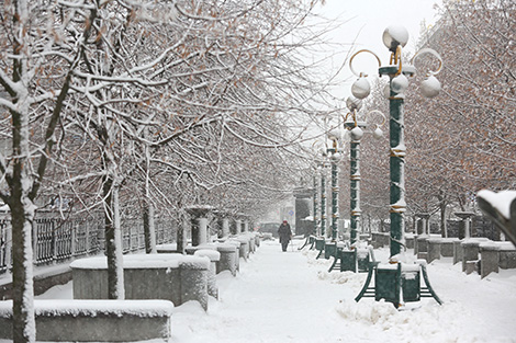 Зимний Минск: на улицах города  