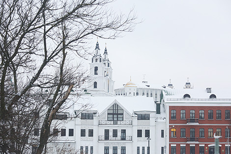 Winter in Minsk: Upper Town 
