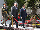 Церемония официальной встречи Президента Беларуси Александра Лукашенко с участием почетного караула 