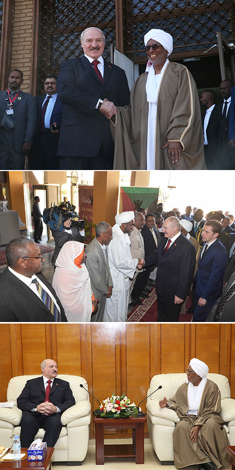 Сустрэча са старшынёй Нацыянальнай асамблеі Судана Ібрагім Амер