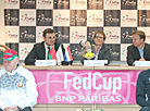 Fed Cup Belarus vs Netherlands draw ceremony