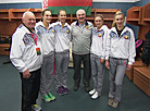 Alexander Lukashenko and Belarusian tennis team