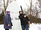 Фестиваль-конкурс ледовых и снежных скульптур в Центральном ботаническом саду
