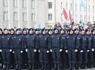Торжественный марш к 100-летию милиции в Минске