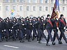 The Belarusian police 100th anniversary parade