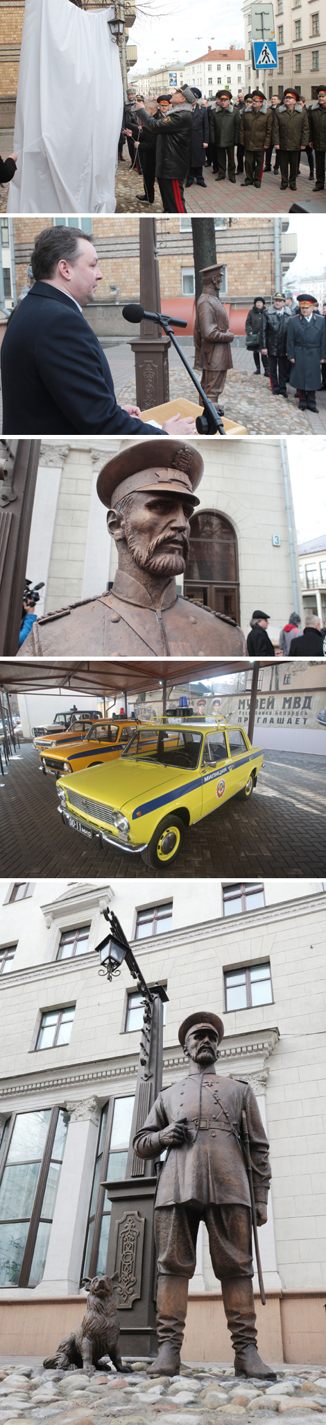 Monument to a 20th-century policeman unveiled in Minsk