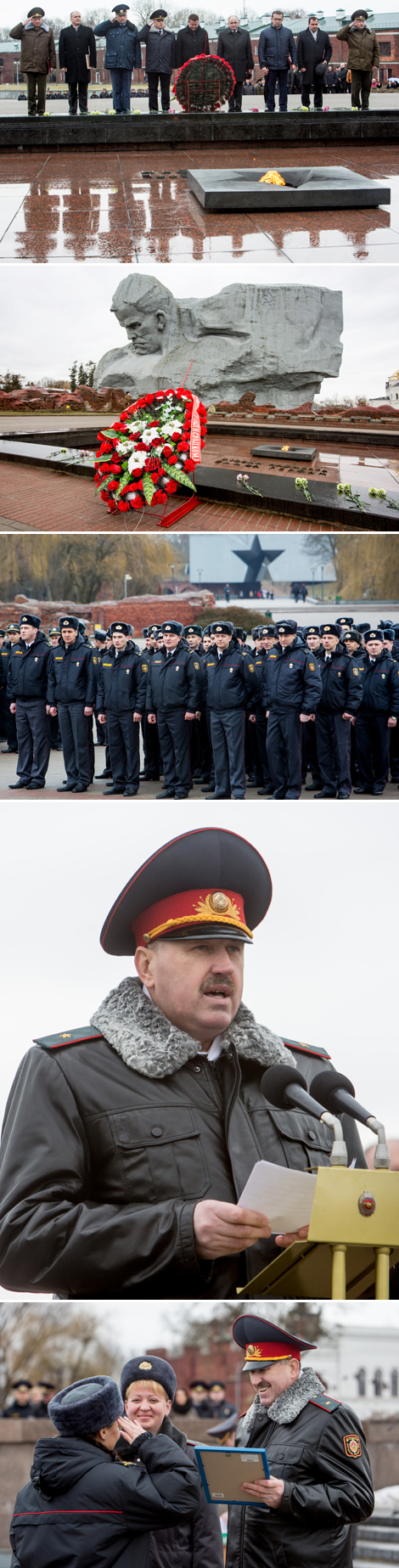Торжественный митинг, посвященный 100-летию милиции Беларуси, прошел в Бресте