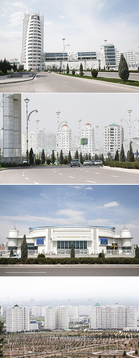 Ashgabat, the capital of Turkmenistan