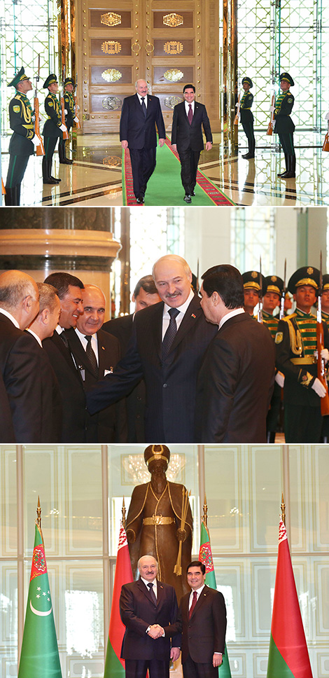 Official welcome ceremony for Belarus President Alexander Lukashenko