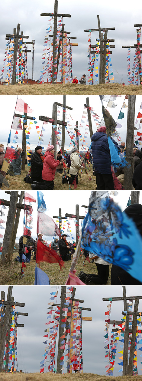 Palm Sunday celebrations in Oshmyany (Grodno Oblast)