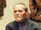 Mikhail Savitsky during the Union State Literature and Art awards ceremony at the National Art Museum of Belarus. 22 July 2004