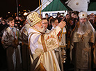 Easter service in the Holy Spirit Cathedral, Minsk