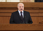 Belarus President Alexander Lukashenko delivers annual State of the Nation Address