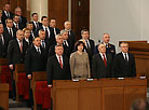 Открылось совместное заседание Палаты представителей и Совета Республики Национального собрания Беларуси