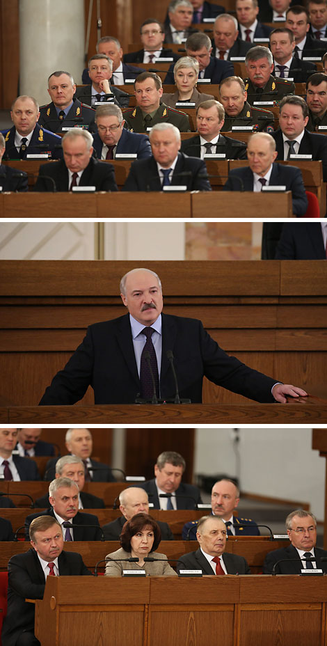 Президент Беларуси Александр Лукашенко обратился с ежегодным Посланием к белорусскому народу и Национальному собранию