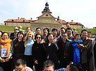 Chinese journalists visit Nesvizh Palace