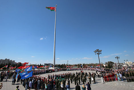 National Flag Square in Minsk
