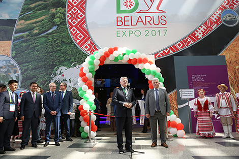Открытие белорусского павильона на 