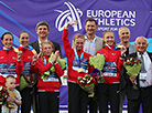 Belarus team at European 10,000m Cup in Minsk