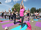 International Yoga Day in Minsk 

