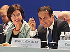OSCE PA President Christine Mutonnen and Secretary General of the OSCE PA Roberto Montella