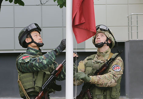 Белорусско-китайская совместная антитеррористическая тренировка

