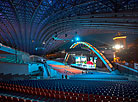 Главная сцена фестиваль – Летний амфитеатр – готовится к концертному марафону