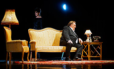 Жерар Депардье и Фанни Ардан в 

спектакле "Музыка двоих"
