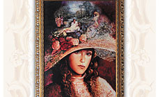 Выставка вышитых картин "Все женщины похожи на цветы…"