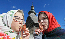 Belarusian folk rite Spring Calling