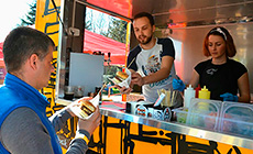 Street food festival in Minsk