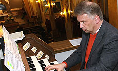 Organist Marek Stefanski in Minsk