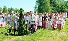 Green Svyatki folk festival in Strochitsy