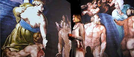 Michelangelo. The Creation multimedia exhibition in Minsk