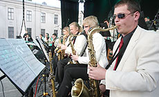 Джазавыя вечары каля Ратушы