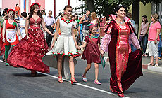 Вішнёвы фестываль у горадзе Глыбокае