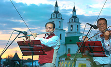 Джазавыя вечары каля Ратушы