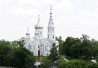 Вид на город с Каменецкой башни. Свято-Симеоновская церковь