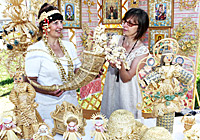 Белорусские сувениры из соломы