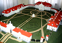 A model of Ruzhany Palace