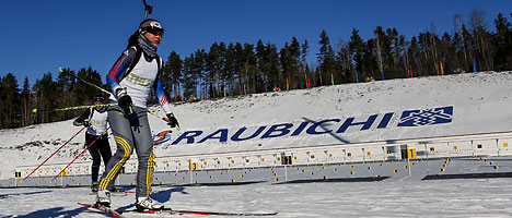 Biathlon stadium in Raubichi  