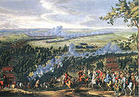 Битва при Лесной, картина П.Д. Мартена-младшего