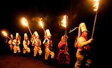 Folk rite Kolyady (Christmas) Tsars in the village of Semezhevo