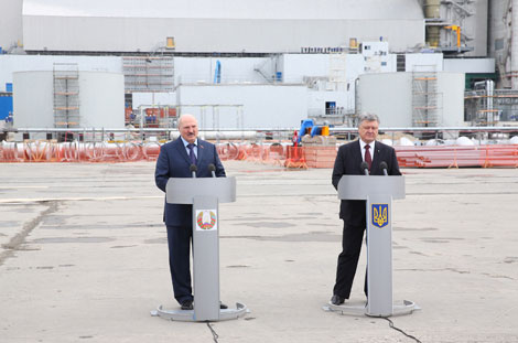 Belarus president describes Chernobyl shelter construction as major European event