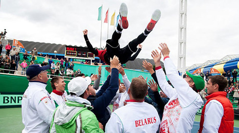 Belarus beats Denmark 4-1 in Davis Cup