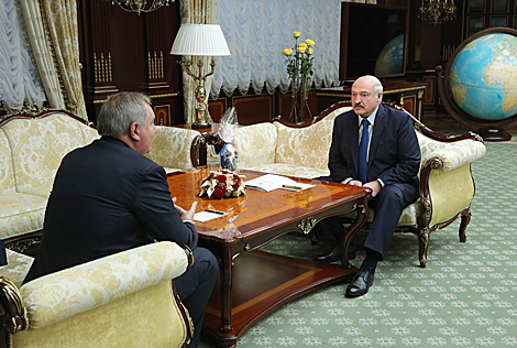 Lukashenko, Rogozin discuss joint space projects